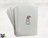 Scary Cute Ghost Santa - Note Cards with Envelopes