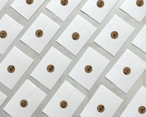 Vintage Hands - 48 Sticker Seals