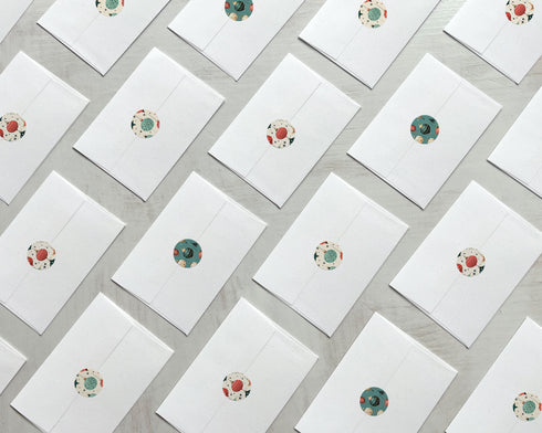 Vintage Holiday Ornaments - 46 Sticker Seals