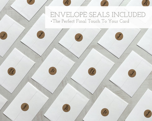 Gold Tasseled Grad Caps in the Air - 24 Thank You Cards with Envelopes & Sticker Seals