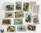 Vintage Christmas Animals - 24 Note Cards & Envelopes with Seal Stickers
