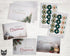 Wood & Pine Christmas Cards Set - 24 Holiday Cards & Envelopes with Seal Stickers