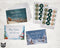 Snowed In Christmas Cards Set - 24 Holiday Cards & Envelopes with Seal Stickers