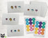 Happy Nature Faces - 24 Note Cards & Envelopes with Seal Stickers