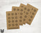 Kraft Hanukkah Star of David - 46 Sticker Seals