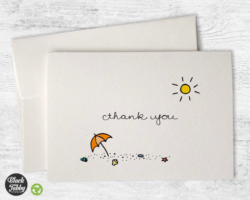 Beach Day - Thank You Cards