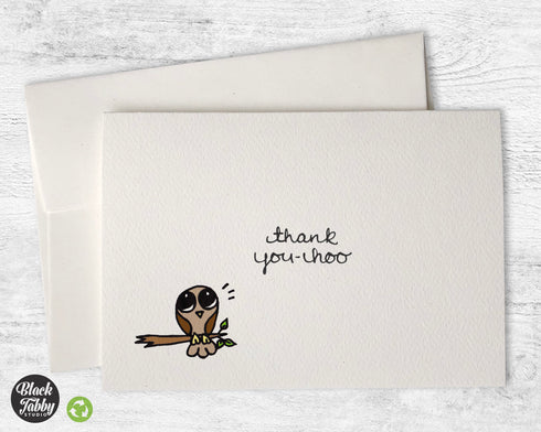 You-hoo Owl - Thank You Cards