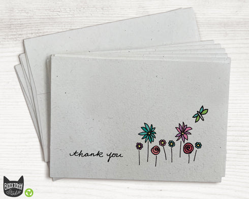 A Dragonfly in the Garden - Thank You Cards