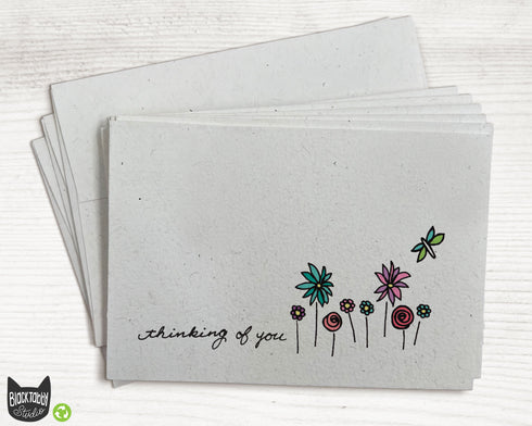 A Dragonfly in the Garden - Thinking of You Cards