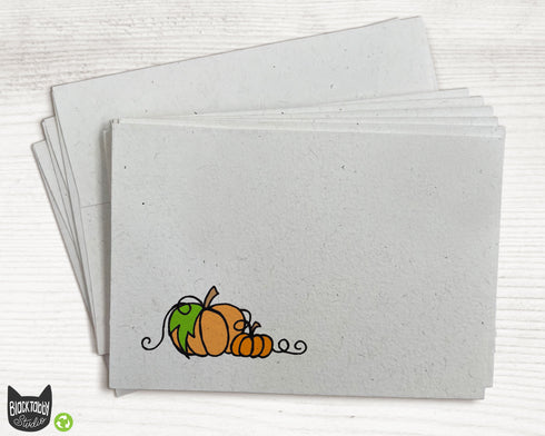 Autumn Pumpkins - Note Cards