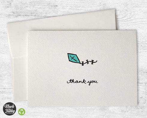 Blue Kite - Thank You Cards