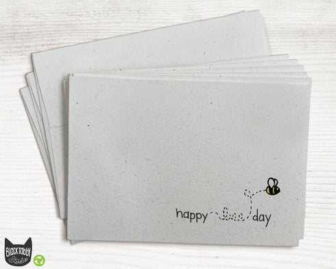 Happy Bee Day - Birthday Cards