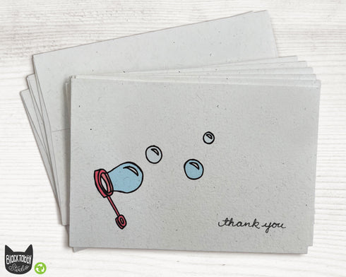 Bubbles - Thank You Cards