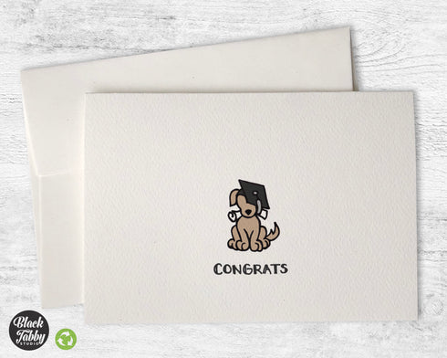 Graduate Dog - Graduation Congrats Cards