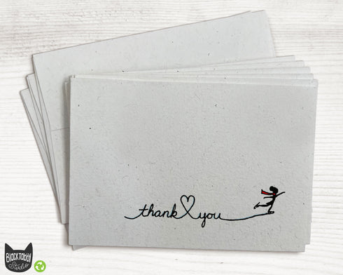 Ice Skating - Thank You Cards