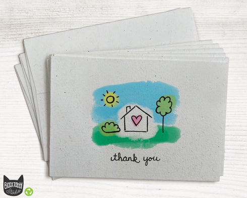 Home Sweet Home - Thank You Cards
