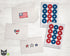 Patriotic American Collection - 24 Blank Note Cards & Envelopes with Seal Stickers