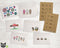 Summer BBQ Collection - 24 Note Cards & Envelopes with Seal Stickers