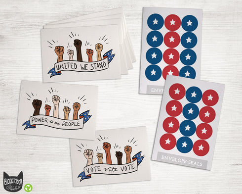 We The People Collection - 24 Cards with Envelopes & Seal Stickers