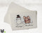 Mice with a Snowman - Merry Christmas Cards