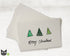 Three Little Pine Trees - Merry Christmas Cards