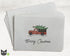 Red Farm Truck with Christmas Tree - Merry Christmas Cards