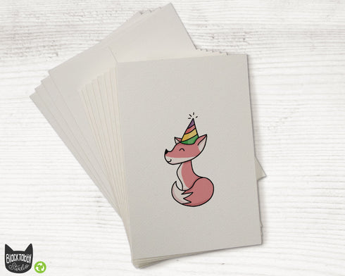 Party Fox - Birthday Cards