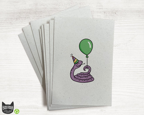 Party Snake - Birthday Cards