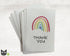 Colorful Rainbow Thank You Cards - 24 Note Cards with Envelopes