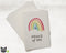 Colorful Rainbow Proud of You Card Set - 24 Note Cards with Envelopes