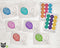 Colorful Balloons Birthday Collection- 24 Cards with Envelopes & Seal Stickers