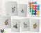 Zoo Animals - 24 Celebration Cards with Envelopes and Envelope Seals