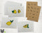 Cute Yellow Lemon Notecards Set - 24 Note Cards with Envelopes & Kraft Seal Stickers