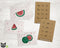 Delicious Red Watermelon Note Cards Set - 24 Cute Note Cards with Envelopes & Kraft Seal Stickers