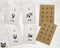 Minimalist Nativity Christmas Cards Set - 24 Cards with Envelopes and Kraft Seal Stickers