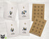 Minimalist Nativity Christmas Cards Set - 24 Cards with Envelopes and Kraft Seal Stickers