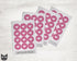 Pink Heart - 46 Sticker Seals