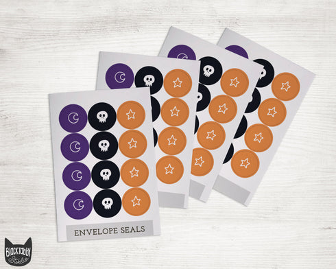 Scary Cute Halloween - 46 Sticker Seals