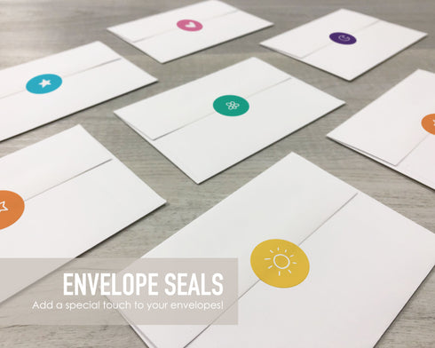 Cute Little Animals Collection - 24 Thank You Cards & Envelopes with Seal Stickers