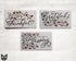 Fall Blessings Flat Table Place Cards - 48 Mini Notes