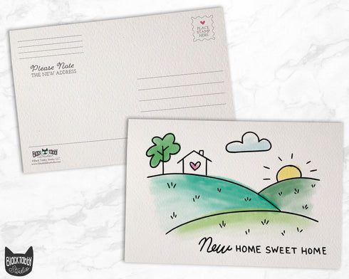 Moving to the Country Change of Address Announcement Cards - 46 Postcards