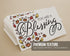 Fall Blessings Flat Table Place Cards - 48 Mini Notes